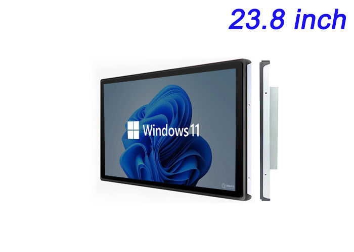 23.8 pulgadas de pantalla de Windows Touch Incorporada para señalización digital, pizarras interactivas, pedidos en la mesa del restaurante y monitoreo de seguridad