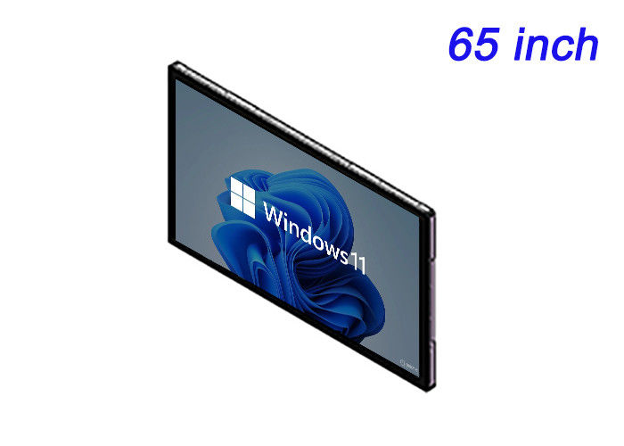 Display integrado de Windows Touch de 65 pulgadas para redes de señalización digital, aplicaciones de sala de control, experiencias inmersivas y presentaciones de alto impacto