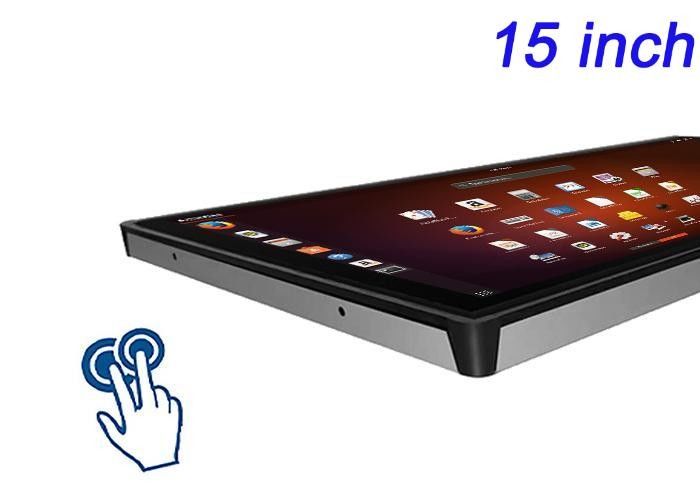 Display integrado de 15 pulgadas Linux Touch para sistemas de salud, máquinas expendedoras inteligentes, interfaces de transporte y paneles de entretenimiento