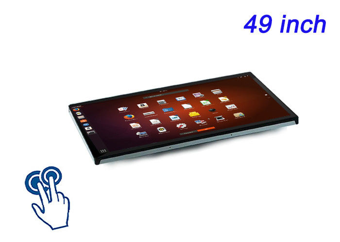 Pantalla integrada de 49 pulgadas Linux con toque para señalización digital, soluciones de reuniones corporativas, monitoreo de instalaciones y paneles de control de transporte