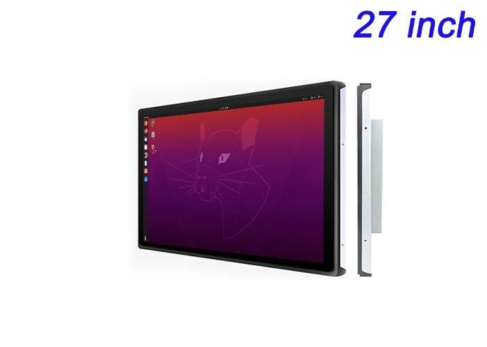 Pantalla incrustada de 27 pulgadas Linux para pantallas minoristas a gran escala, interfaces corporativas, sistemas de transporte público y monitoreo de seguridad