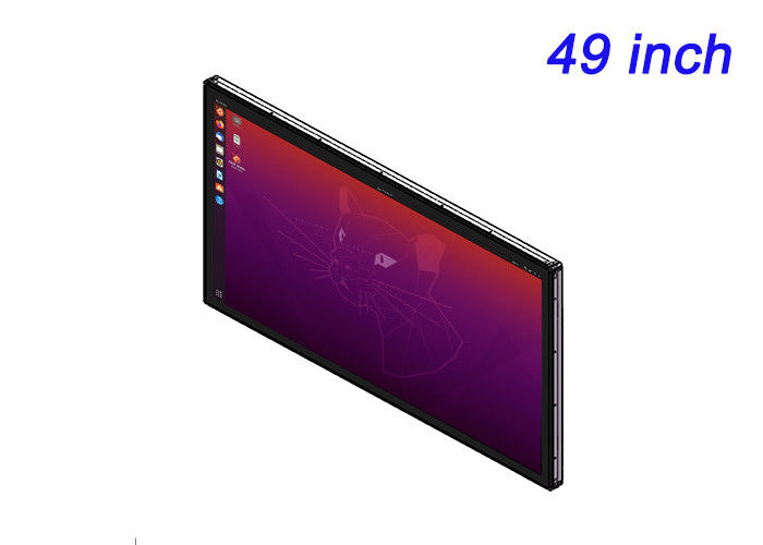 Pantalla integrada Linux de 49 pulgadas para paneles de control corporativos, interfaces de estadios, monitoreo de fábrica y publicidad digital