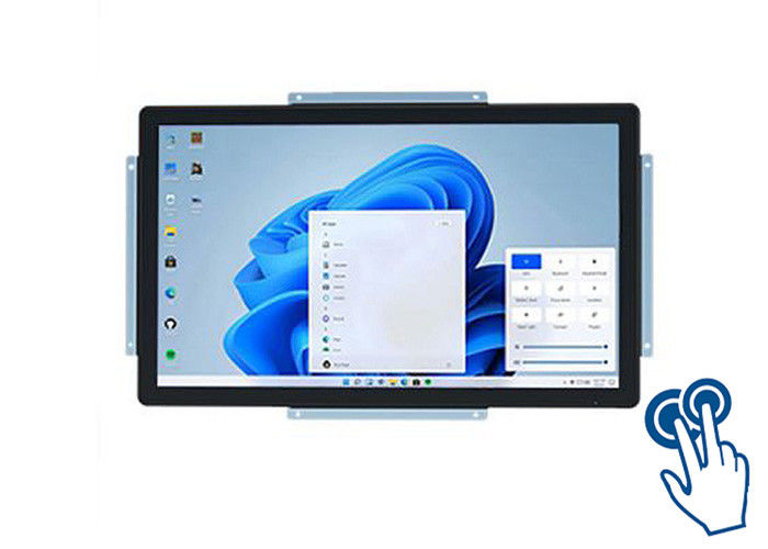 Terminal de control integrado con ventanas de 27 pulgadas para gestión del transporte, monitoreo de seguridad, stands de exposiciones y pantallas industriales