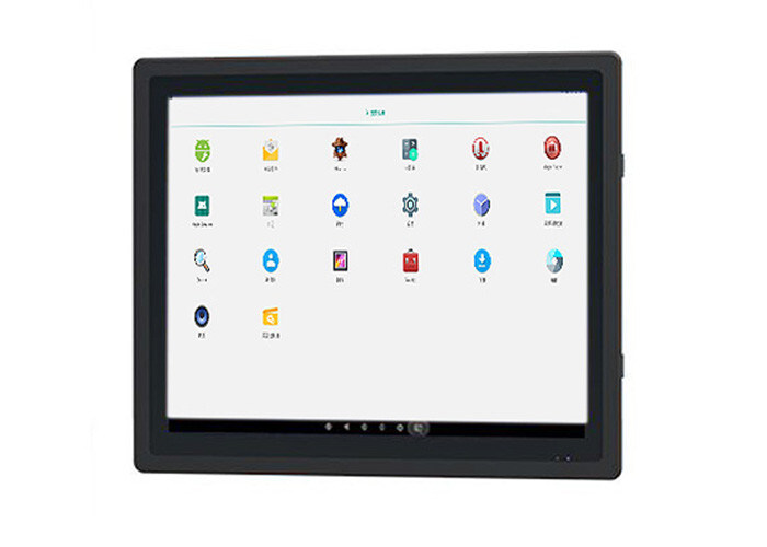 Pantalla Android confiable de 17 pulgadas para monitoreo industrial y operaciones logísticas