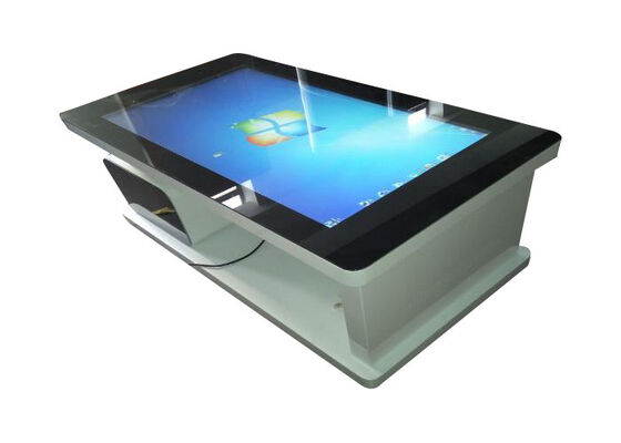 55" tabla de la actividad de la prenda impermeable del sistema de Windows de la pantalla táctil del estilo del cajón con tacto capacitivo