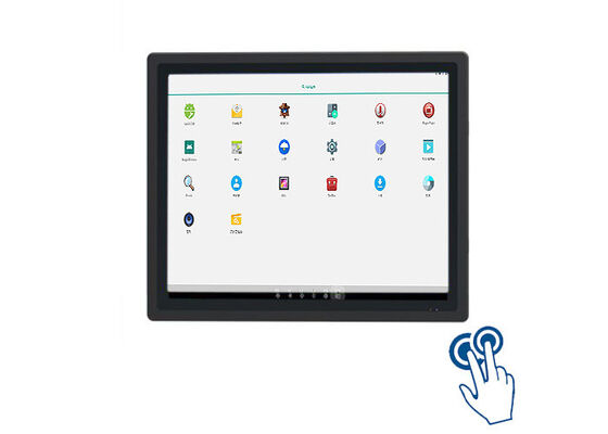 Pantalla táctil Android de 19 pulgadas para diagnósticos médicos y paneles de control de acceso