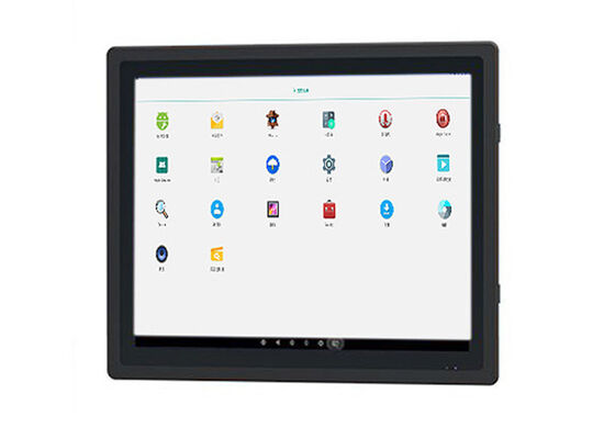 Pantalla Android confiable de 17 pulgadas para monitoreo industrial y operaciones logísticas