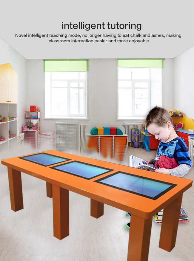 Los niños capacitivos de las diversiones del tacto del punto multi adaptable del tamaño presentan el tacto del LCD para los niños que juegan en la guardería